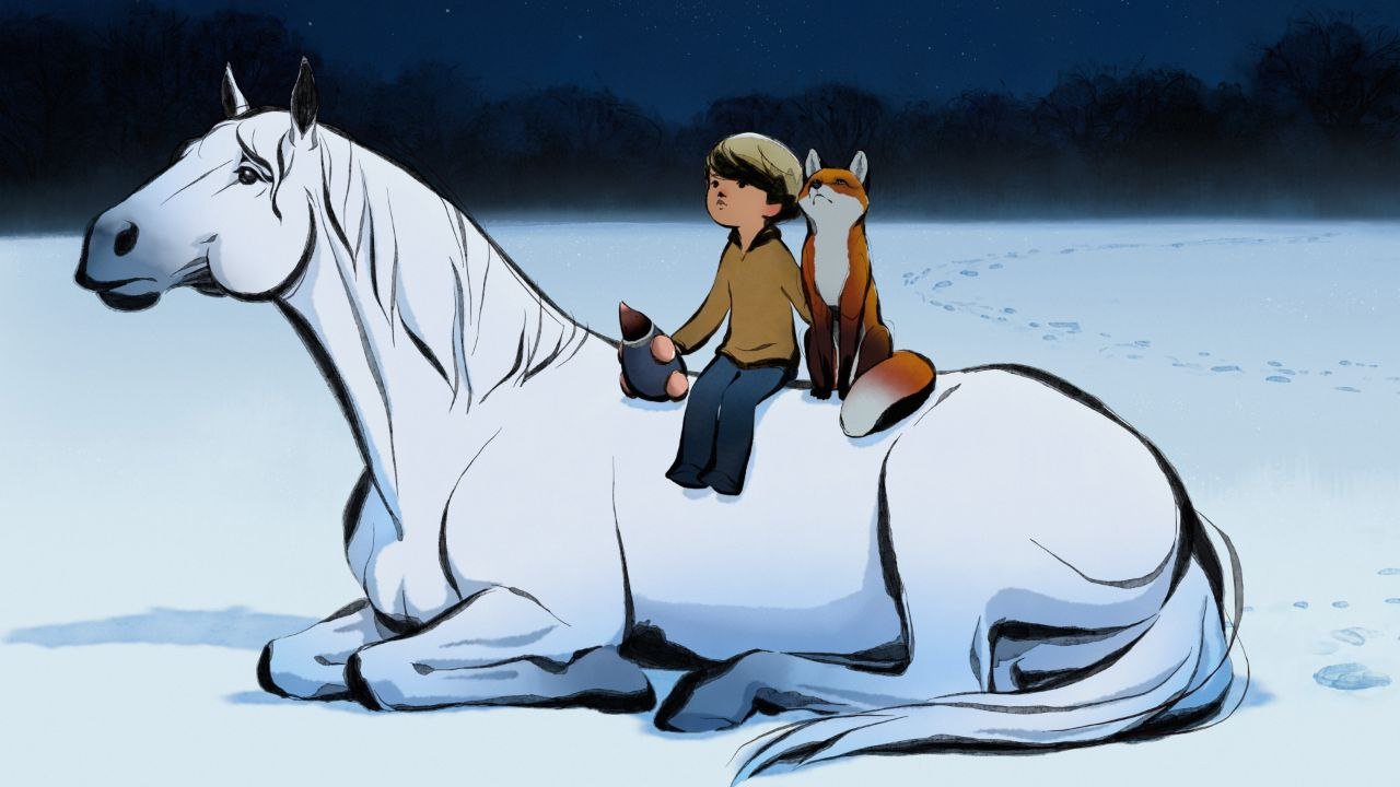 The boy,The mole,The fox,The horse is a buteful anime movie