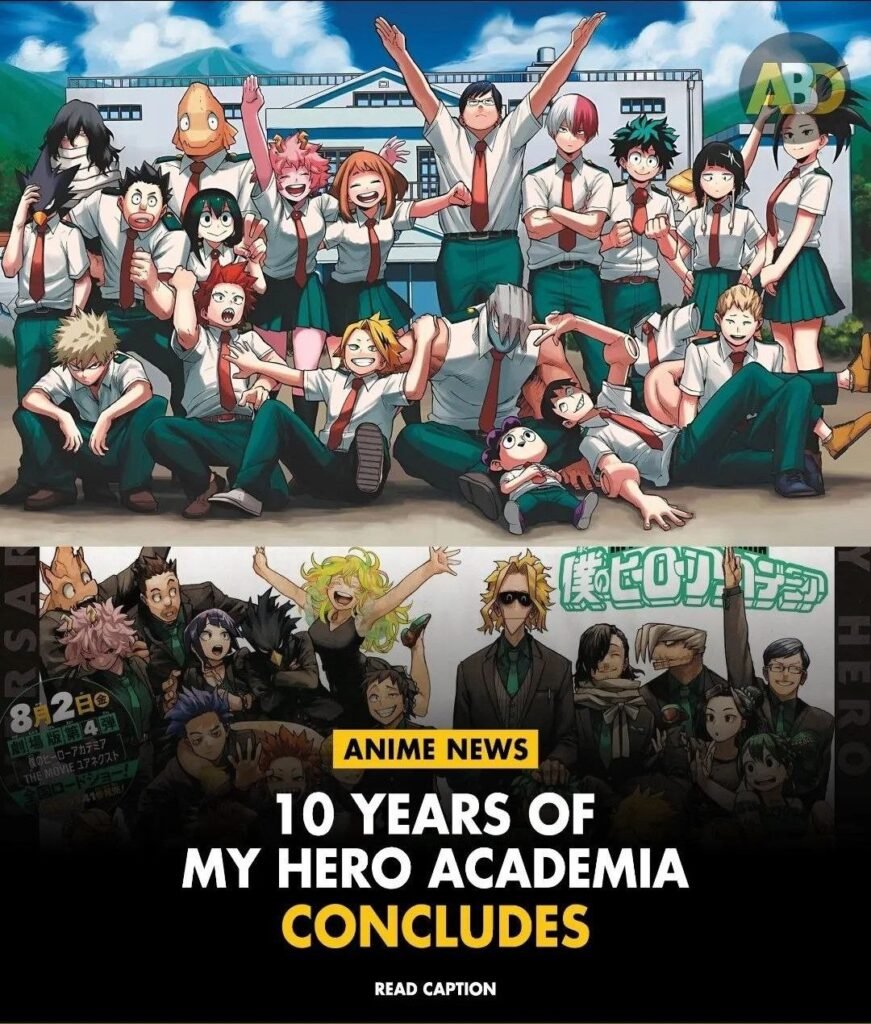 The legendery Anime My Hero Academia Ending on 17 August 2024.